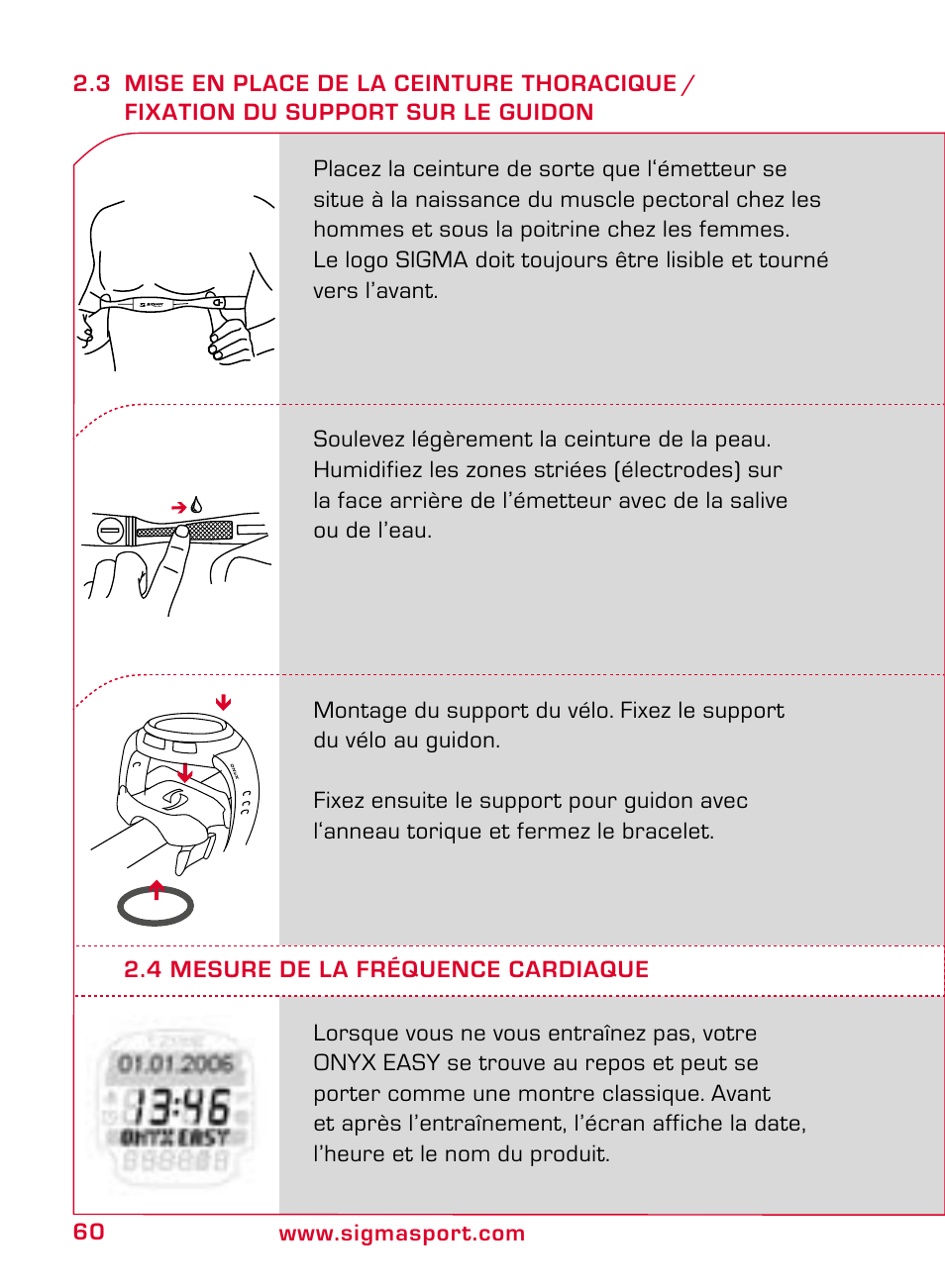 SIGMA ONYX EASY User Manual | Page 60 / 158
