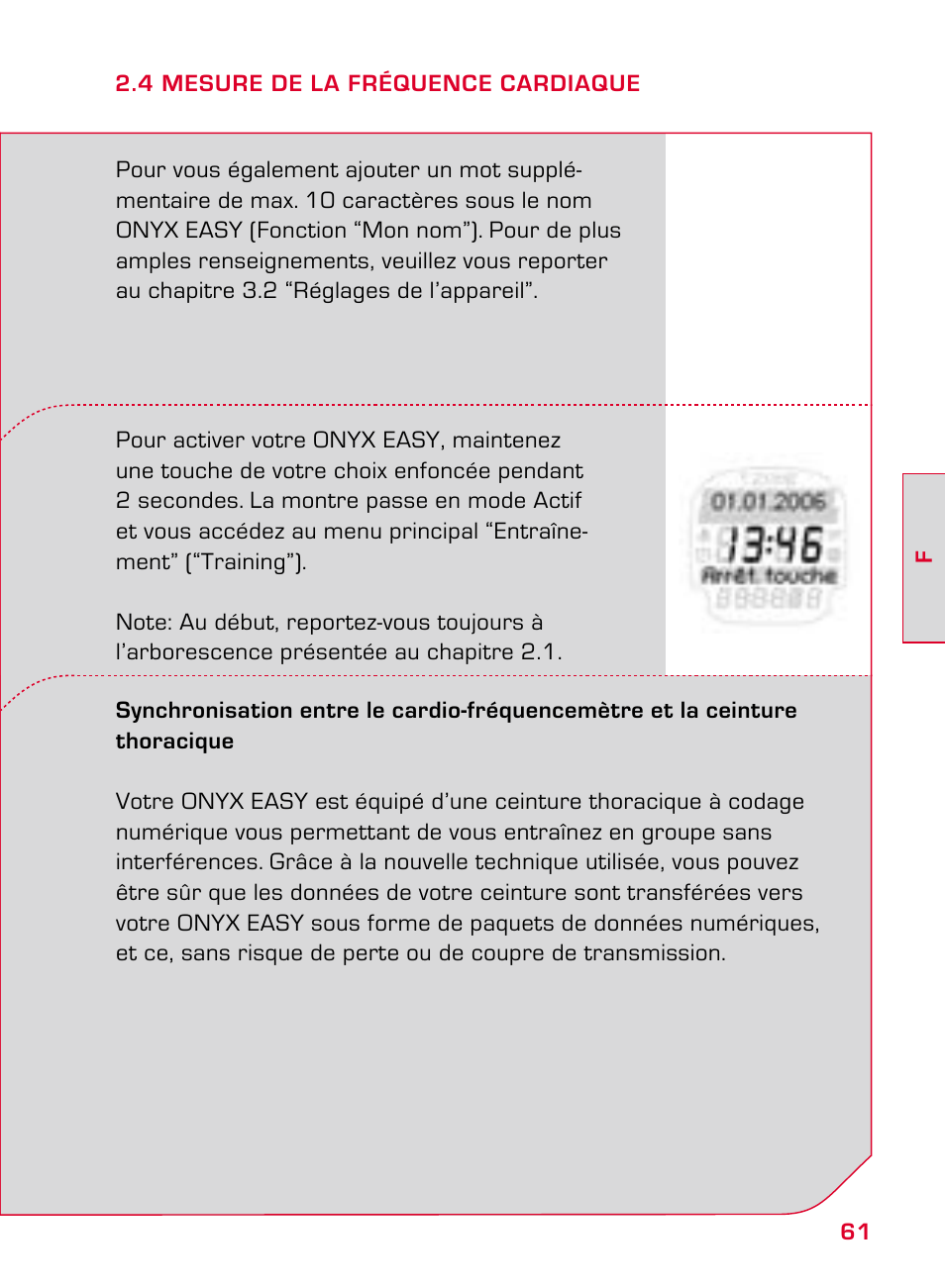 SIGMA ONYX EASY User Manual | Page 61 / 158