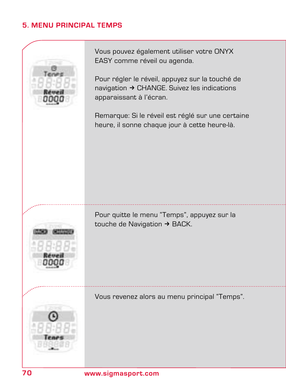 SIGMA ONYX EASY User Manual | Page 70 / 158