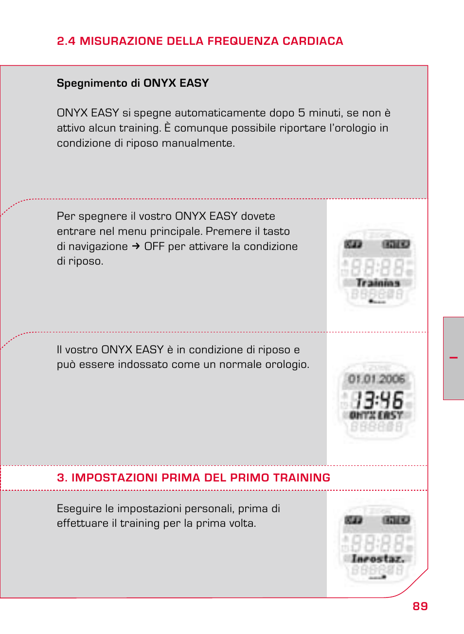 SIGMA ONYX EASY User Manual | Page 89 / 158