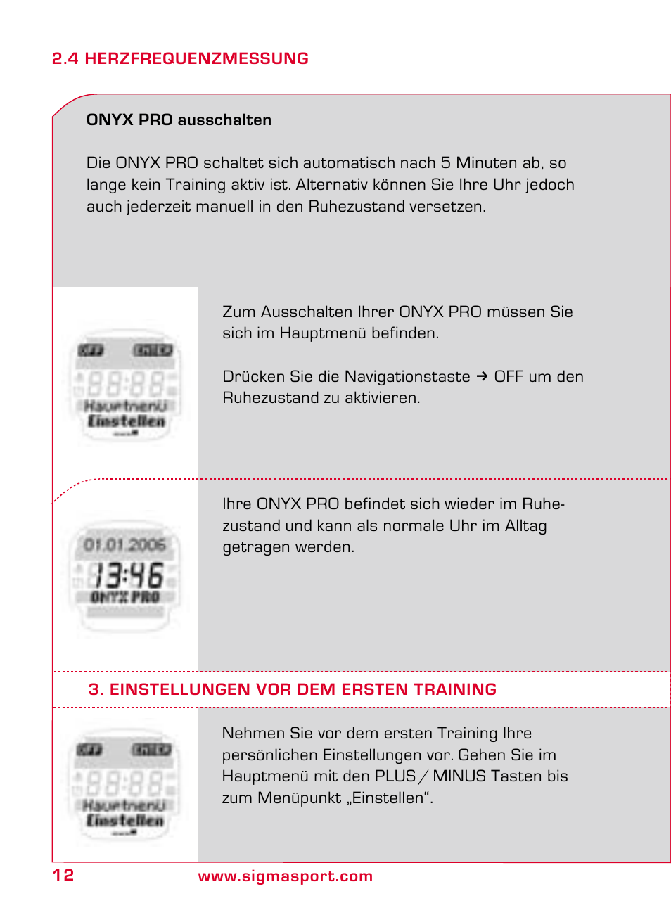 SIGMA ONYX PRO User Manual | Page 12 / 304