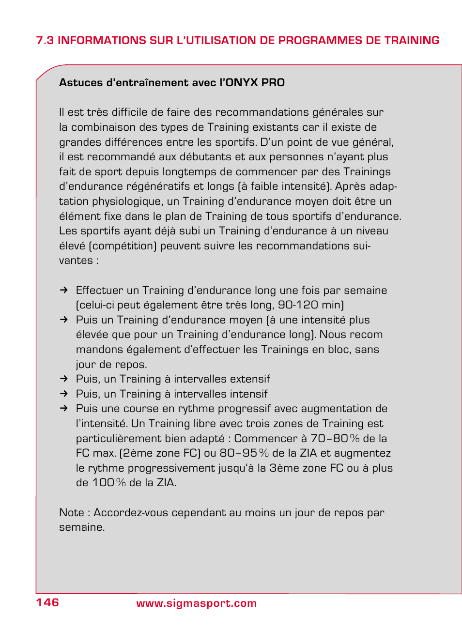 SIGMA ONYX PRO User Manual | Page 146 / 304