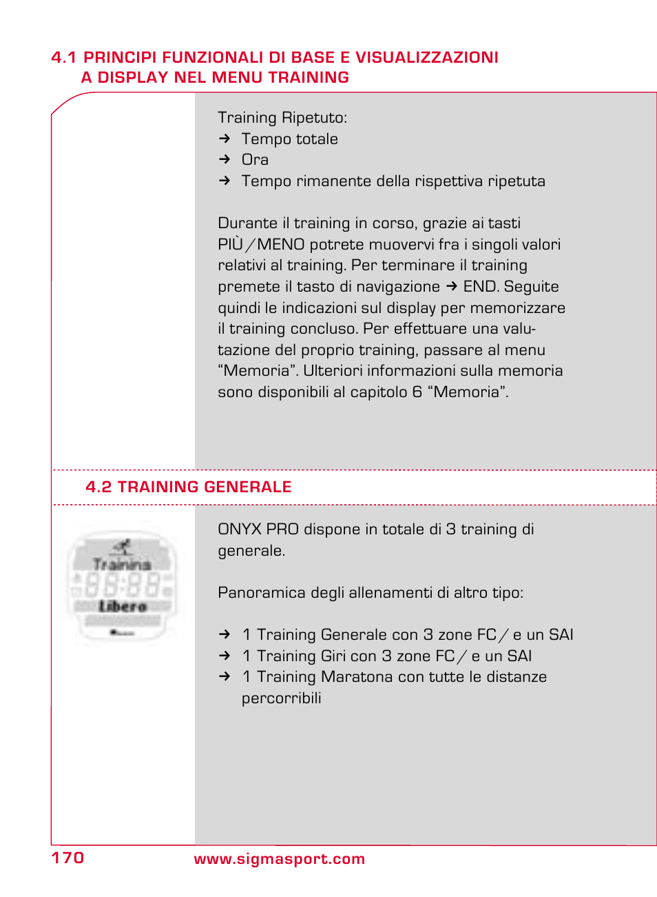 SIGMA ONYX PRO User Manual | Page 170 / 304