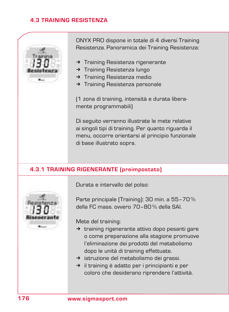 SIGMA ONYX PRO User Manual | Page 176 / 304