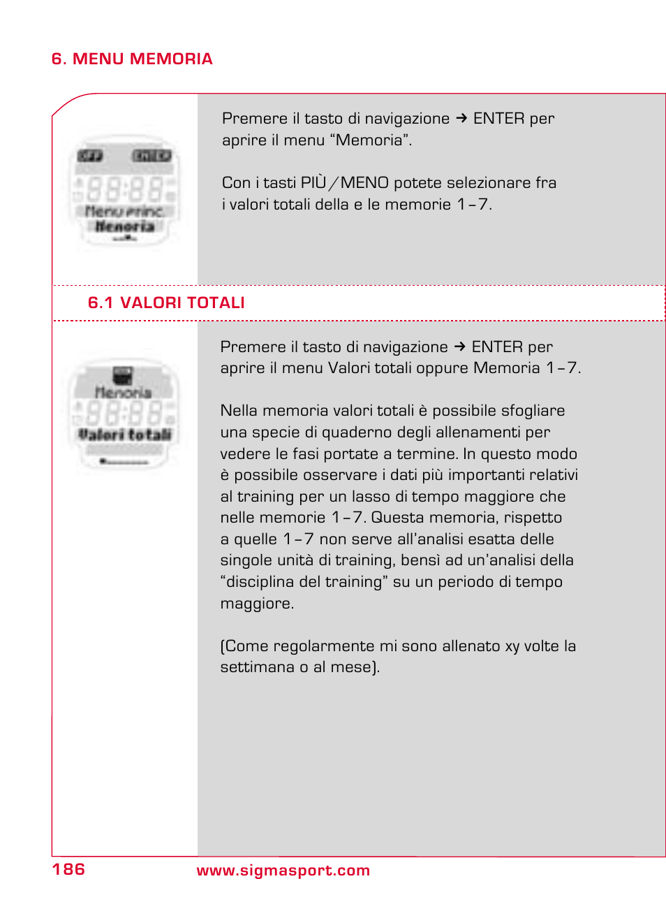 SIGMA ONYX PRO User Manual | Page 186 / 304