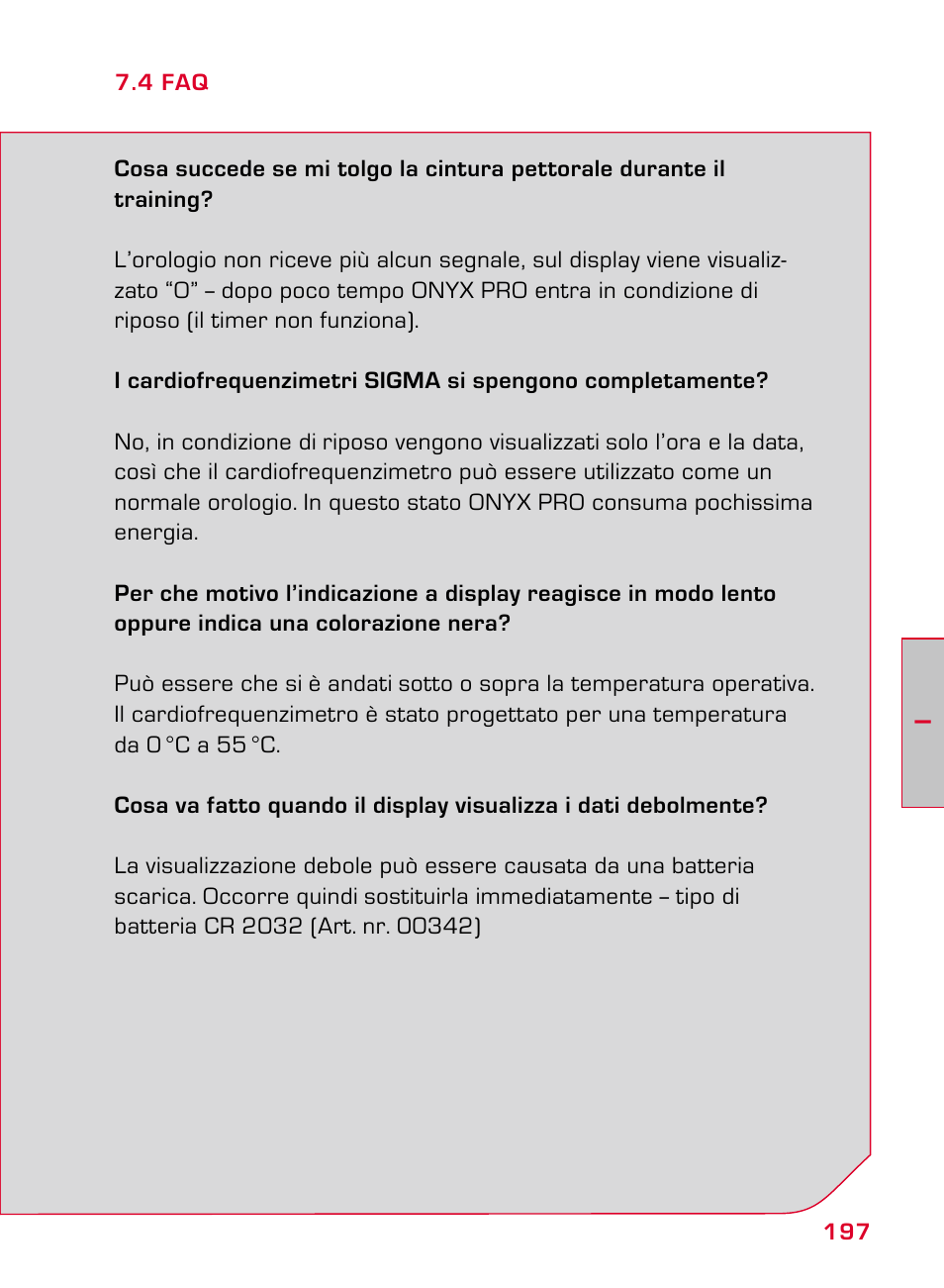 SIGMA ONYX PRO User Manual | Page 197 / 304