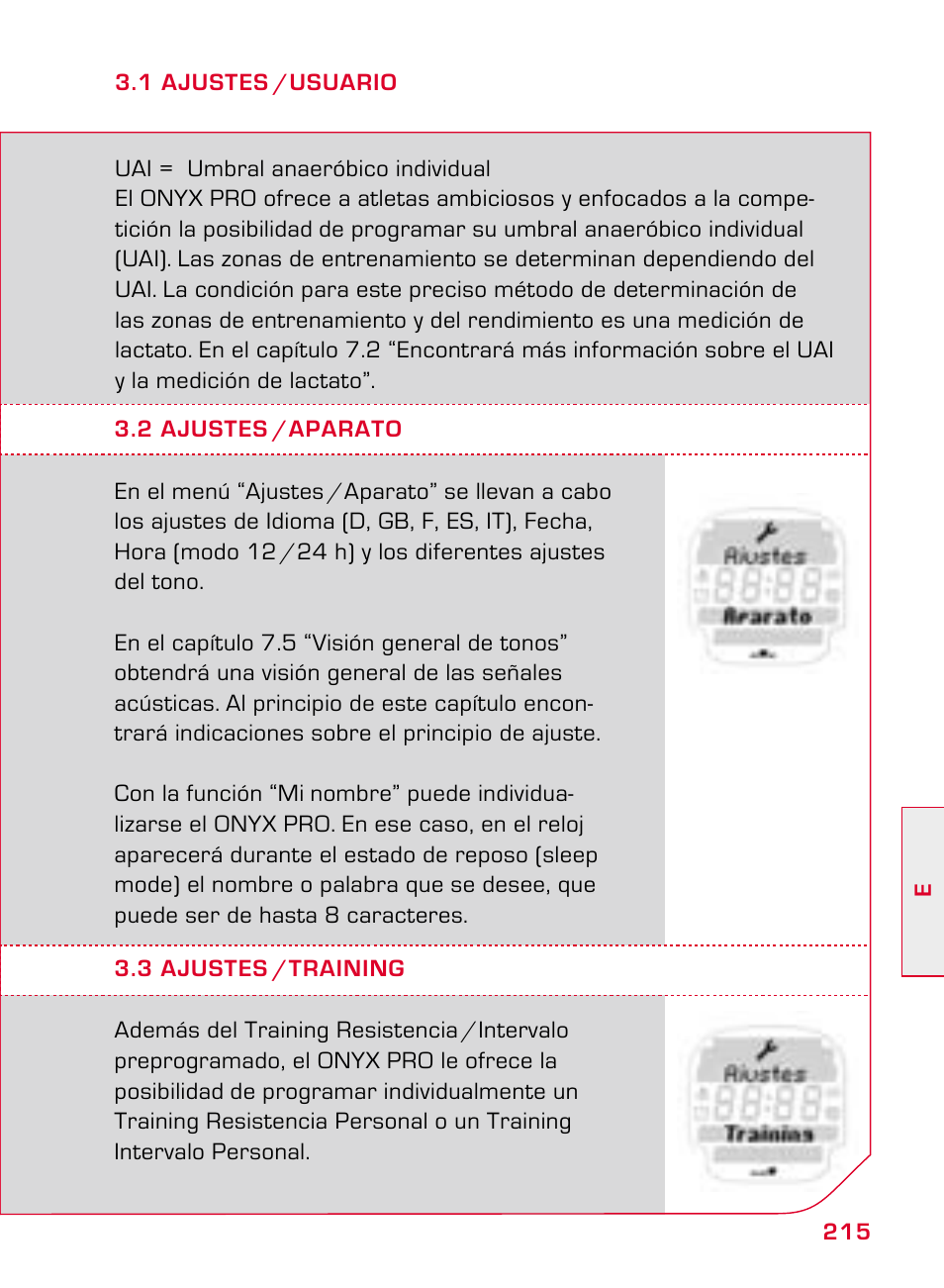 SIGMA ONYX PRO User Manual | Page 215 / 304