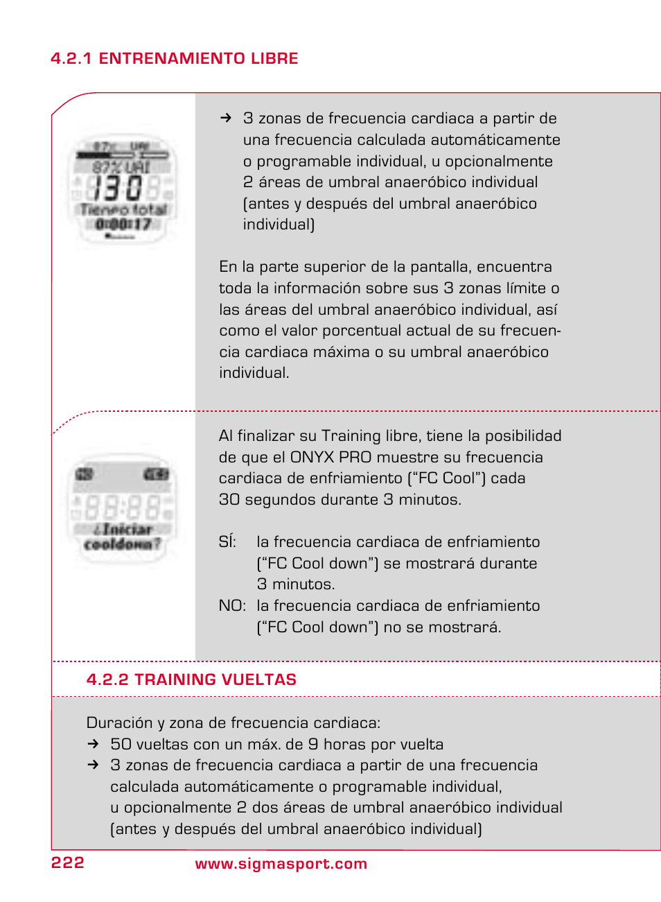 SIGMA ONYX PRO User Manual | Page 222 / 304