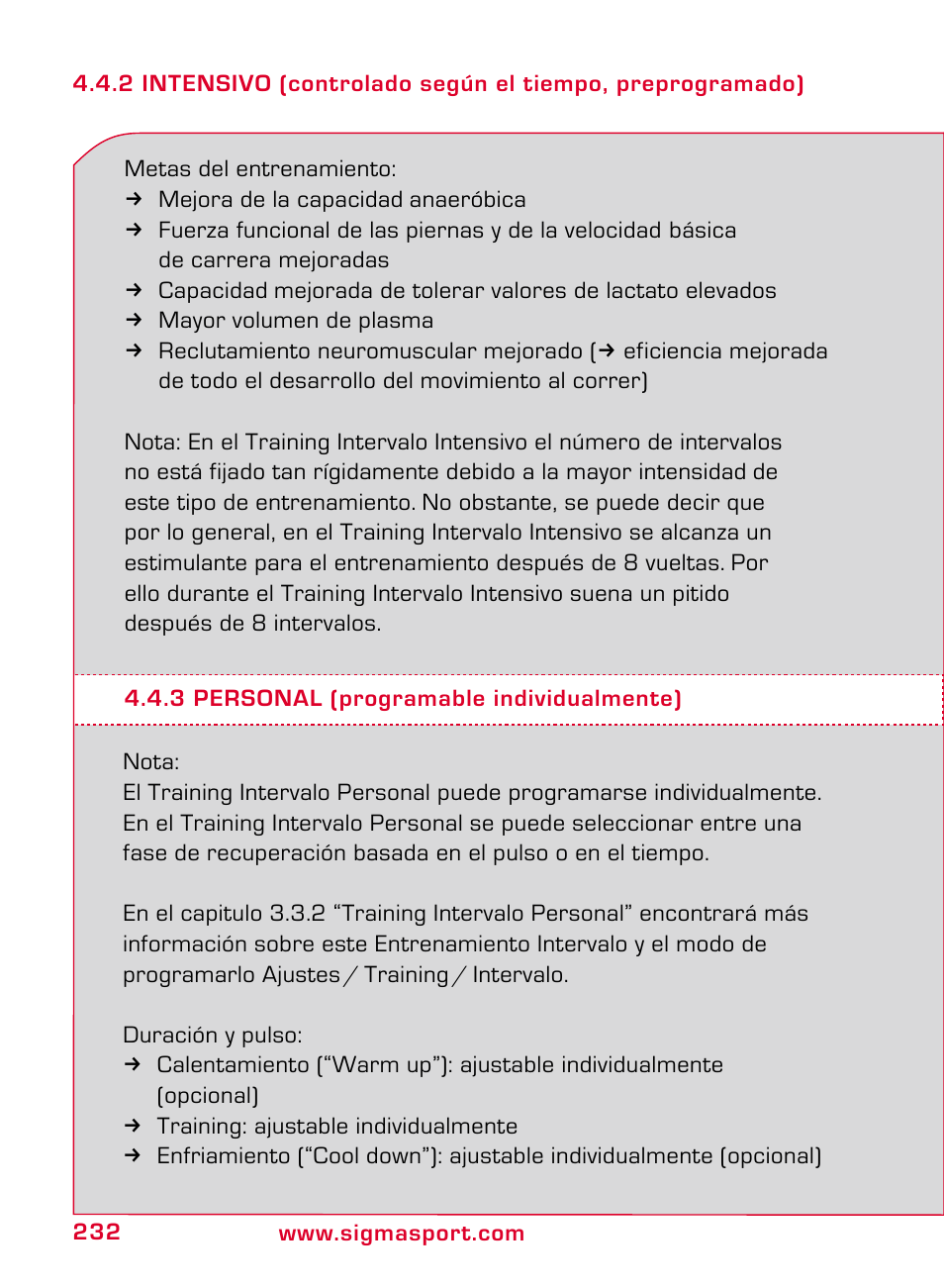 SIGMA ONYX PRO User Manual | Page 232 / 304