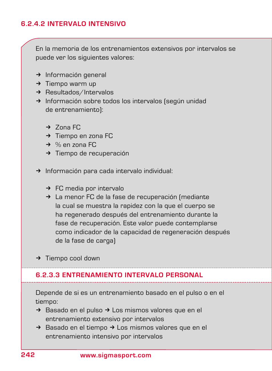 SIGMA ONYX PRO User Manual | Page 242 / 304