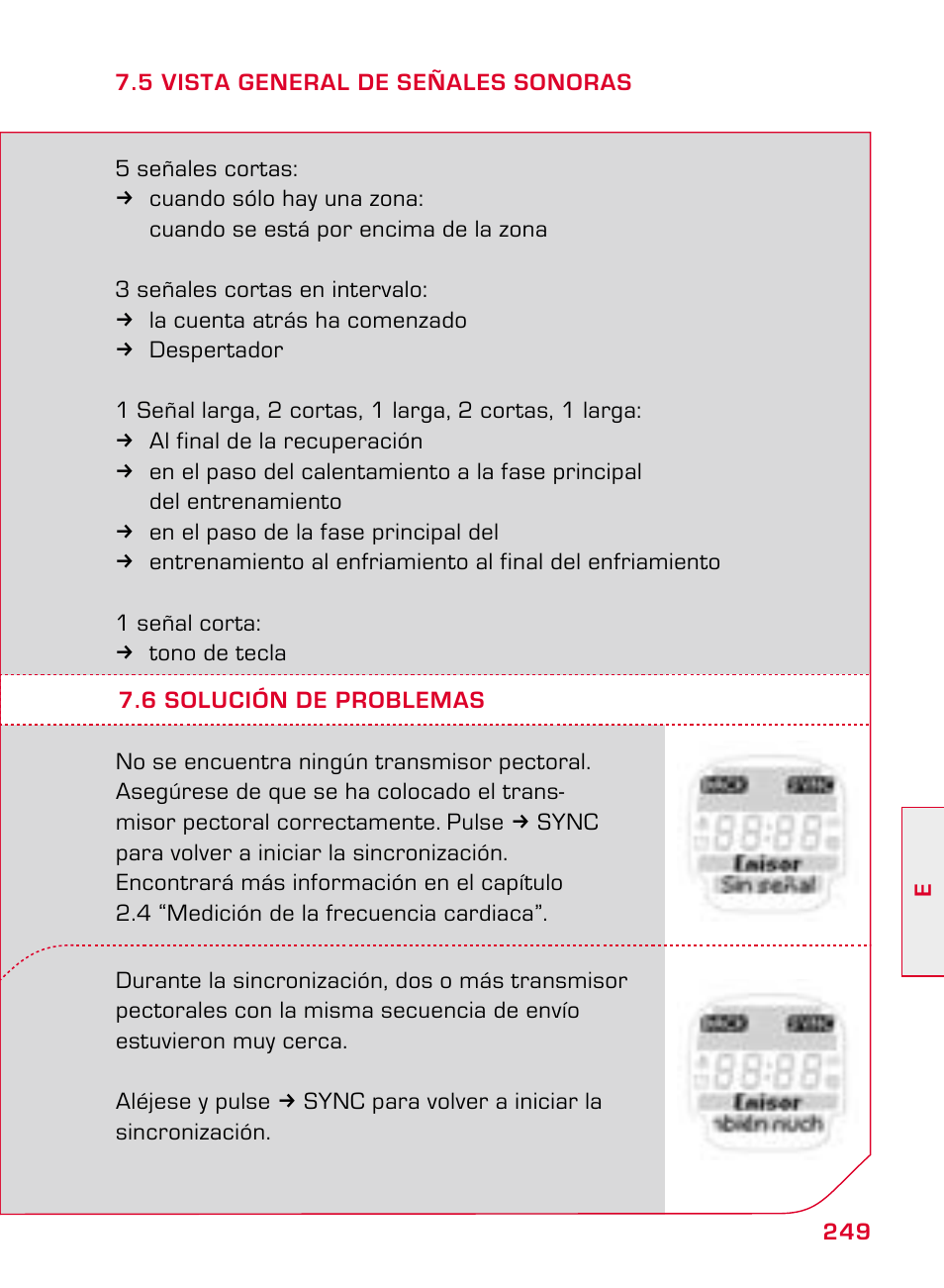 SIGMA ONYX PRO User Manual | Page 249 / 304