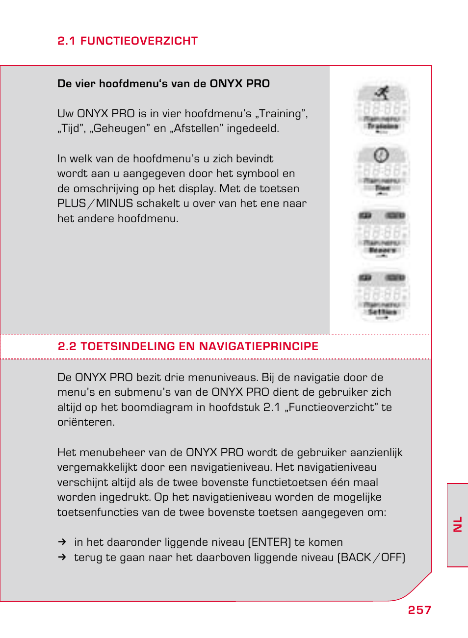 SIGMA ONYX PRO User Manual | Page 257 / 304