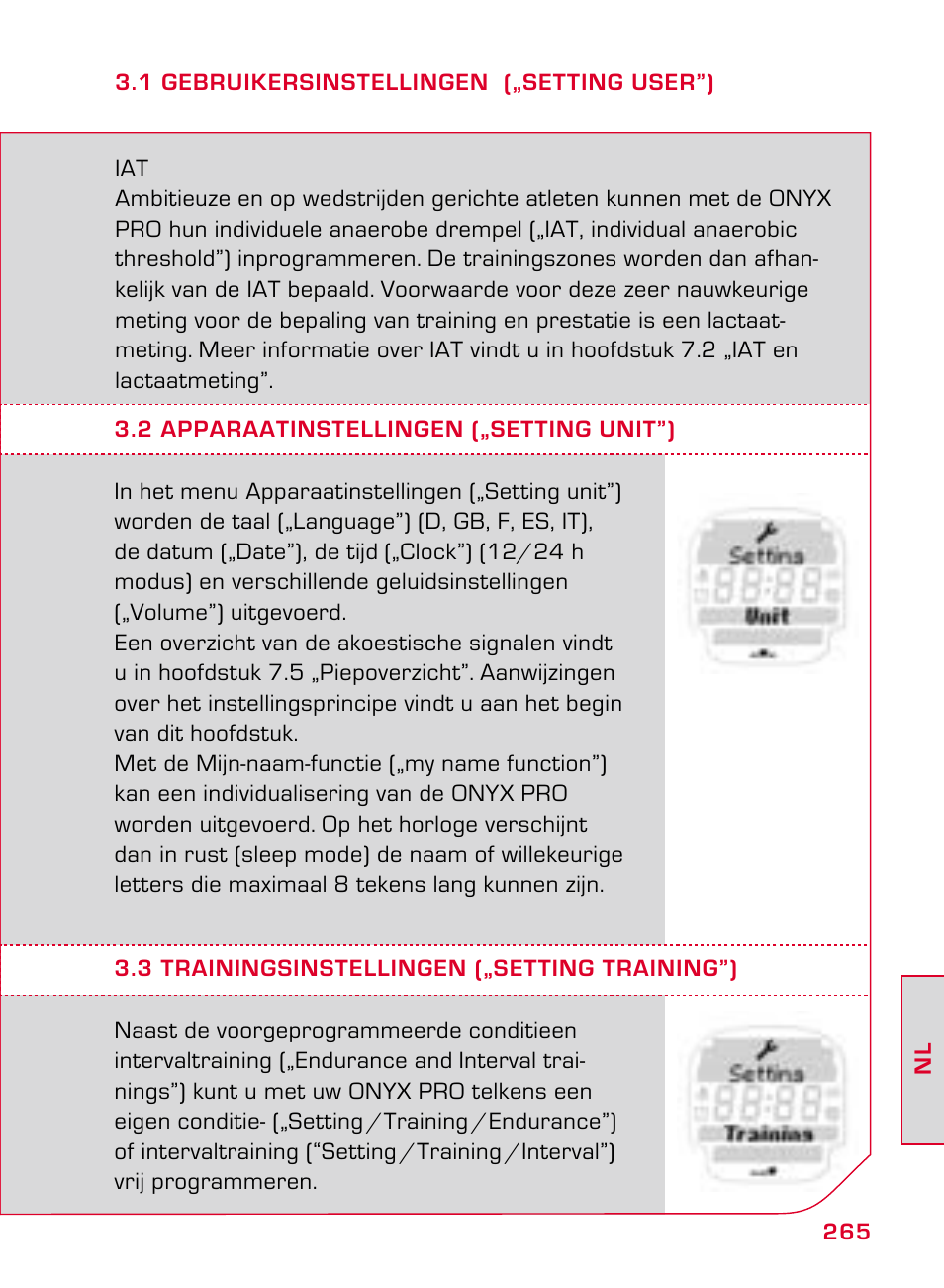 SIGMA ONYX PRO User Manual | Page 265 / 304