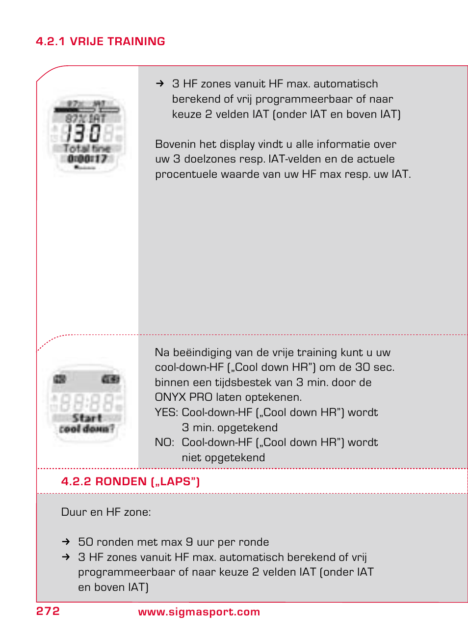 SIGMA ONYX PRO User Manual | Page 272 / 304