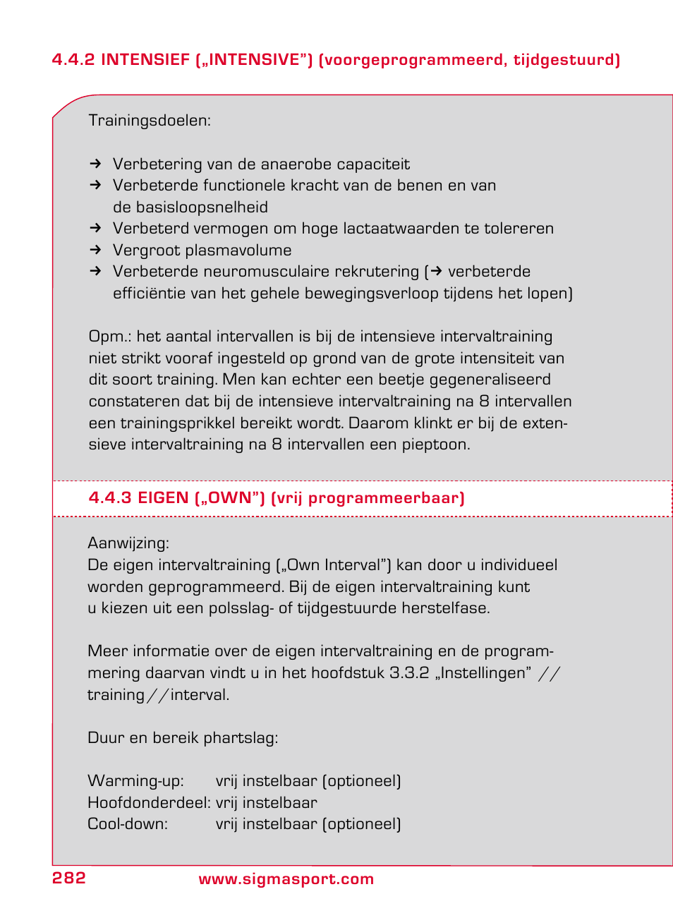 SIGMA ONYX PRO User Manual | Page 282 / 304
