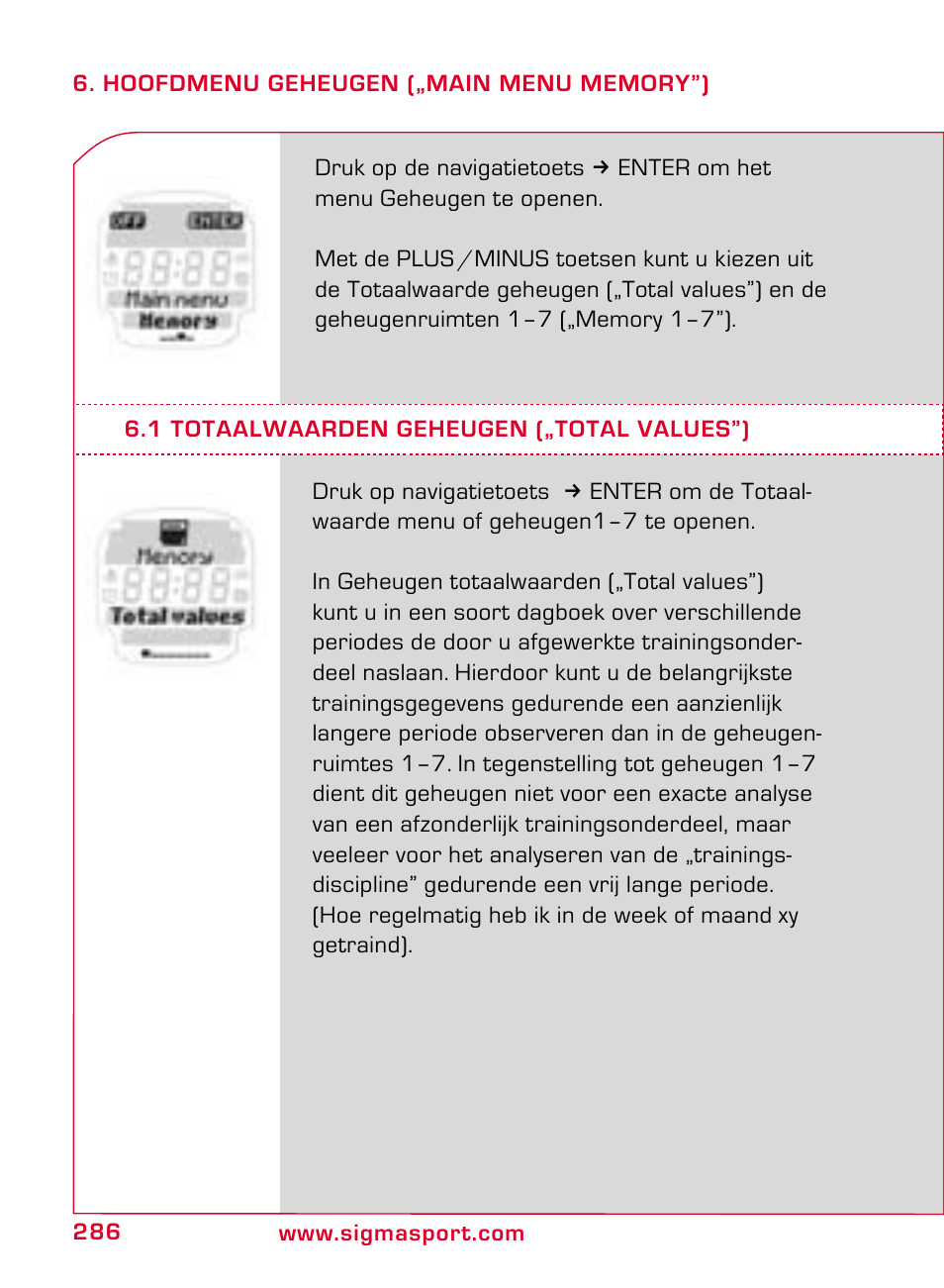 SIGMA ONYX PRO User Manual | Page 286 / 304