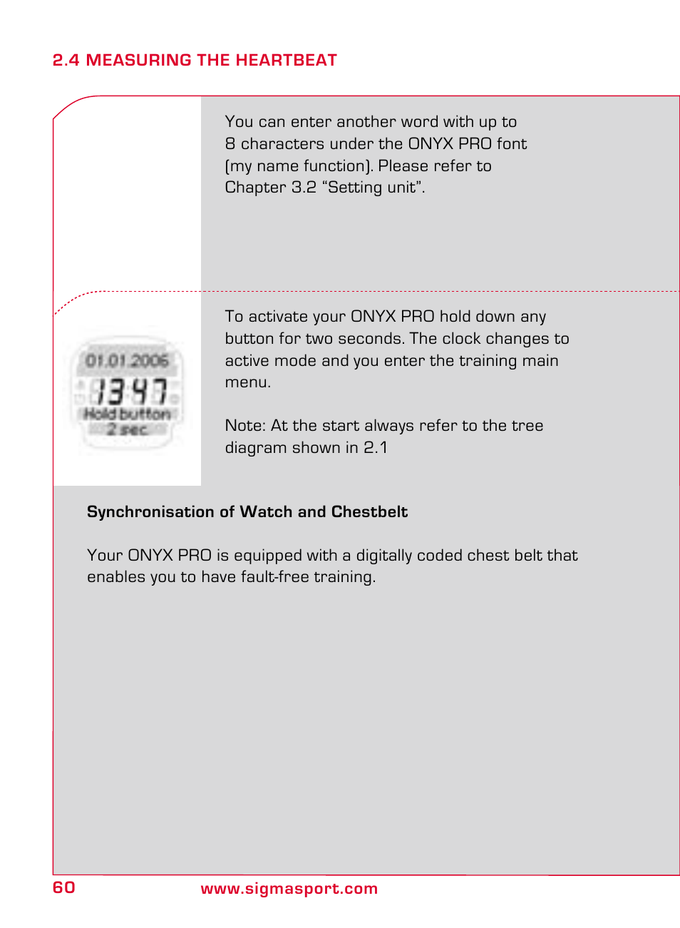SIGMA ONYX PRO User Manual | Page 60 / 304