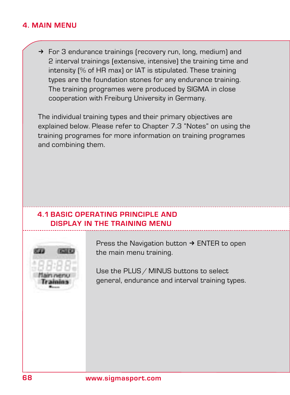 SIGMA ONYX PRO User Manual | Page 68 / 304