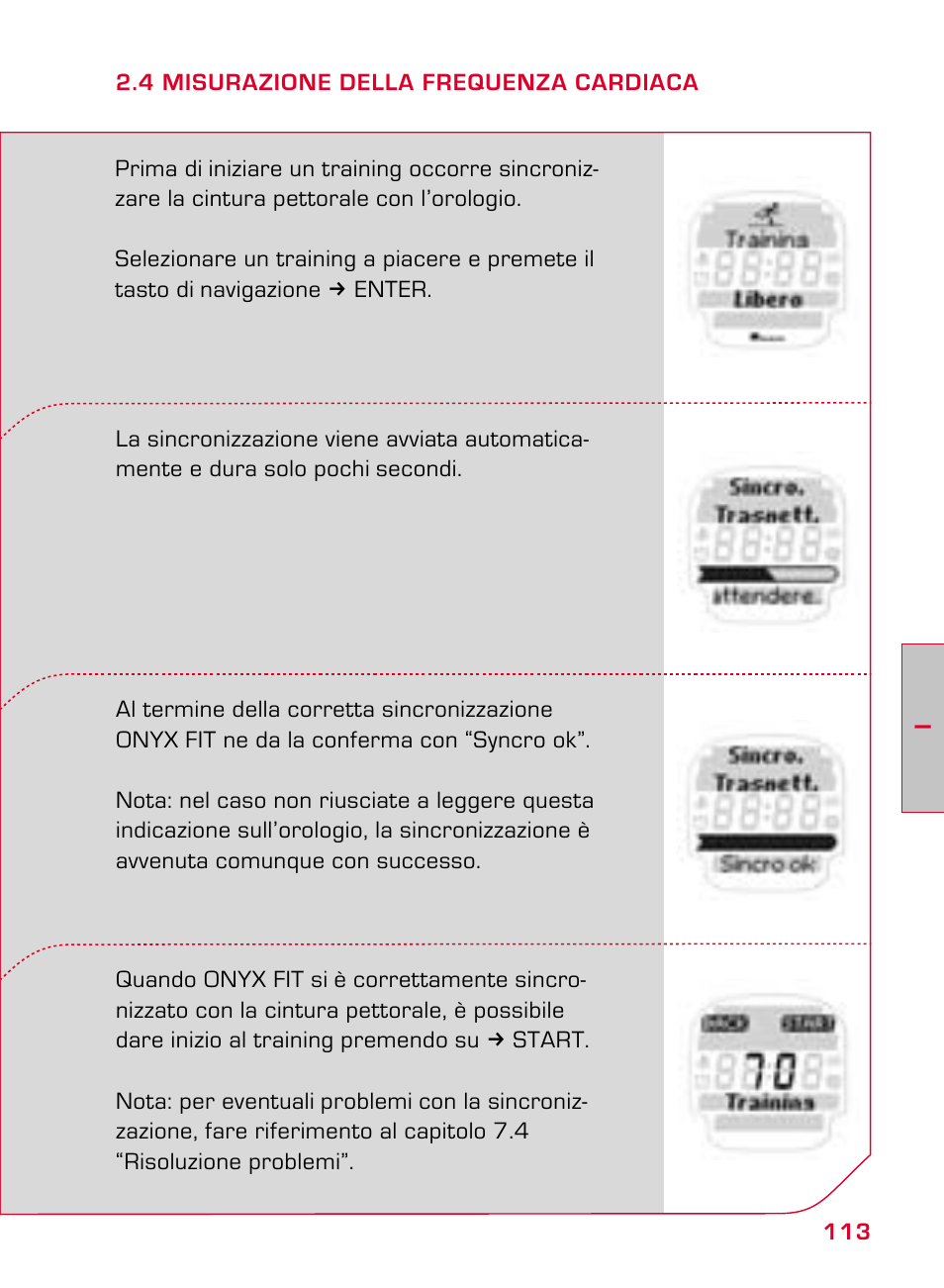 SIGMA ONYX FIT User Manual | Page 113 / 208