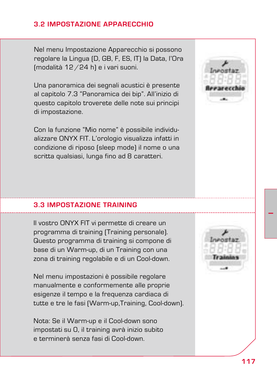 SIGMA ONYX FIT User Manual | Page 117 / 208