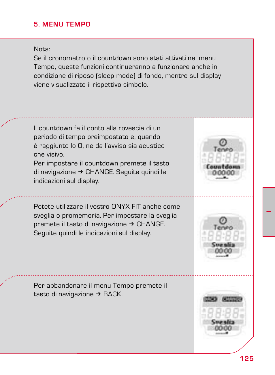 SIGMA ONYX FIT User Manual | Page 125 / 208