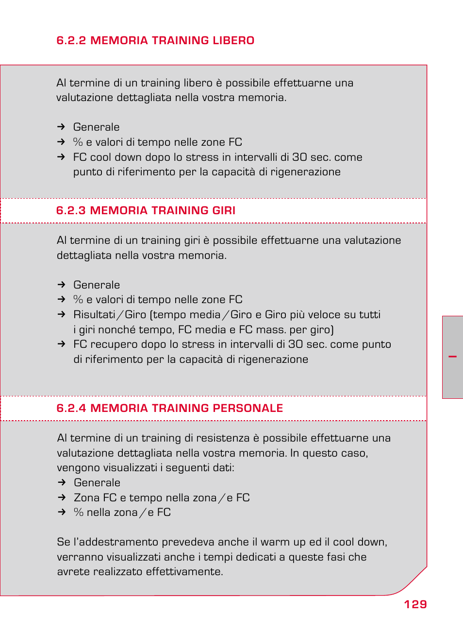 SIGMA ONYX FIT User Manual | Page 129 / 208
