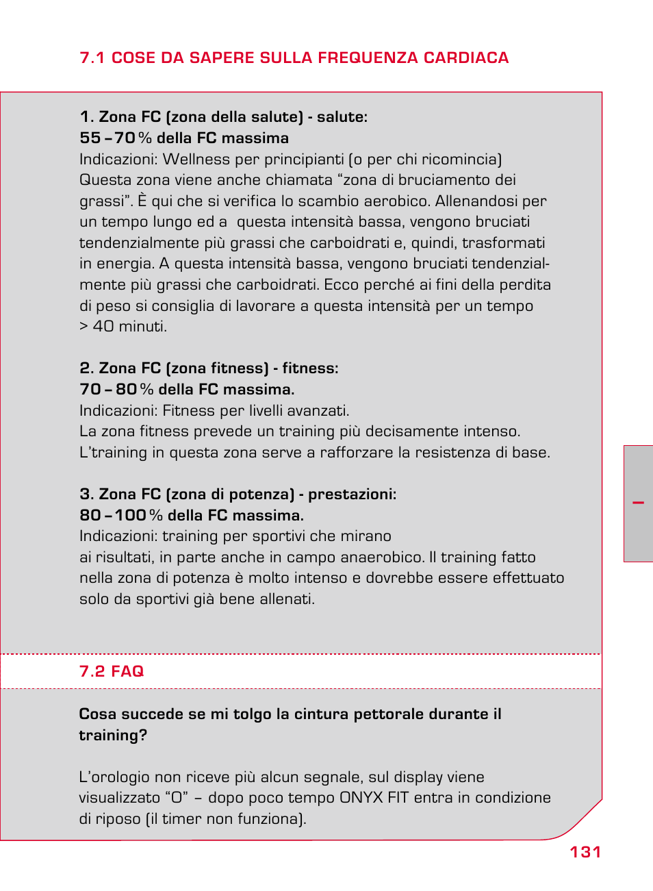 SIGMA ONYX FIT User Manual | Page 131 / 208