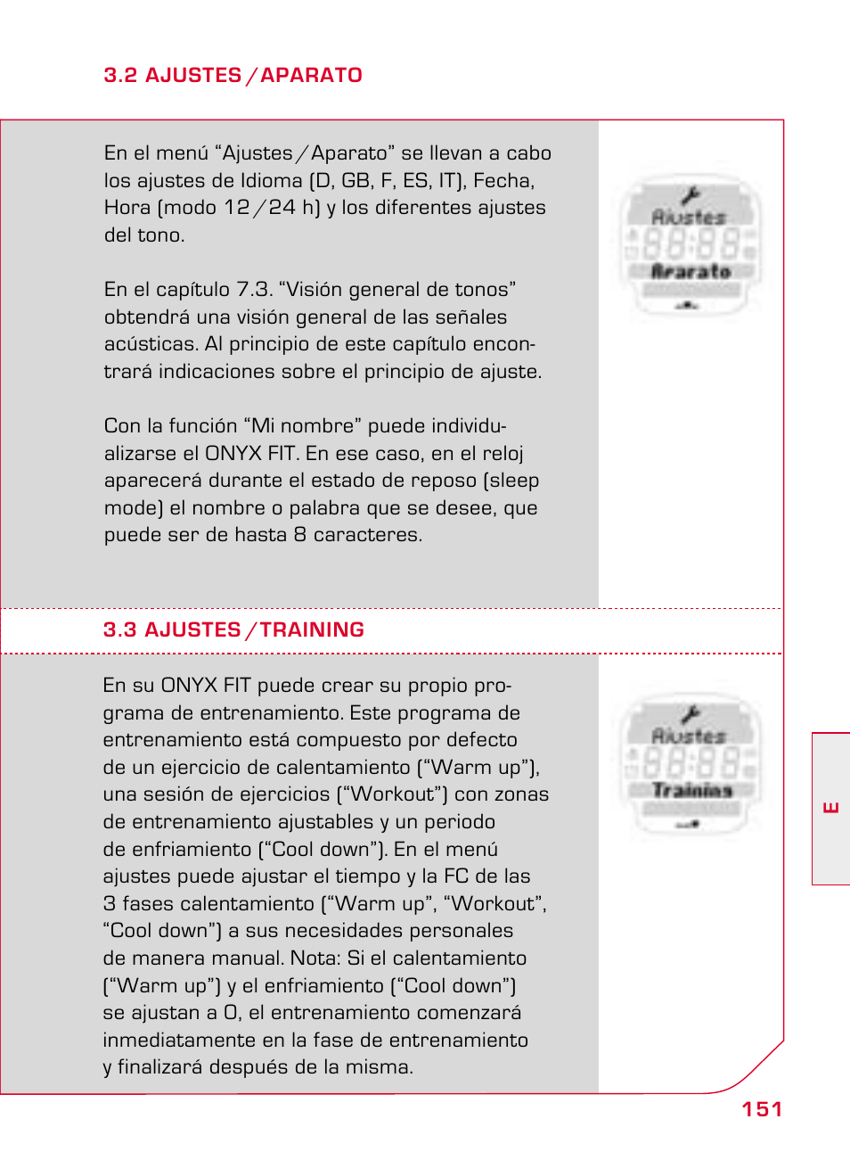 SIGMA ONYX FIT User Manual | Page 151 / 208