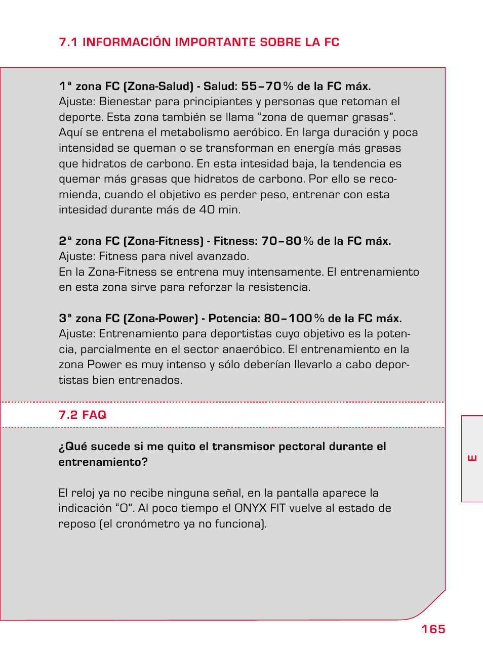 SIGMA ONYX FIT User Manual | Page 165 / 208