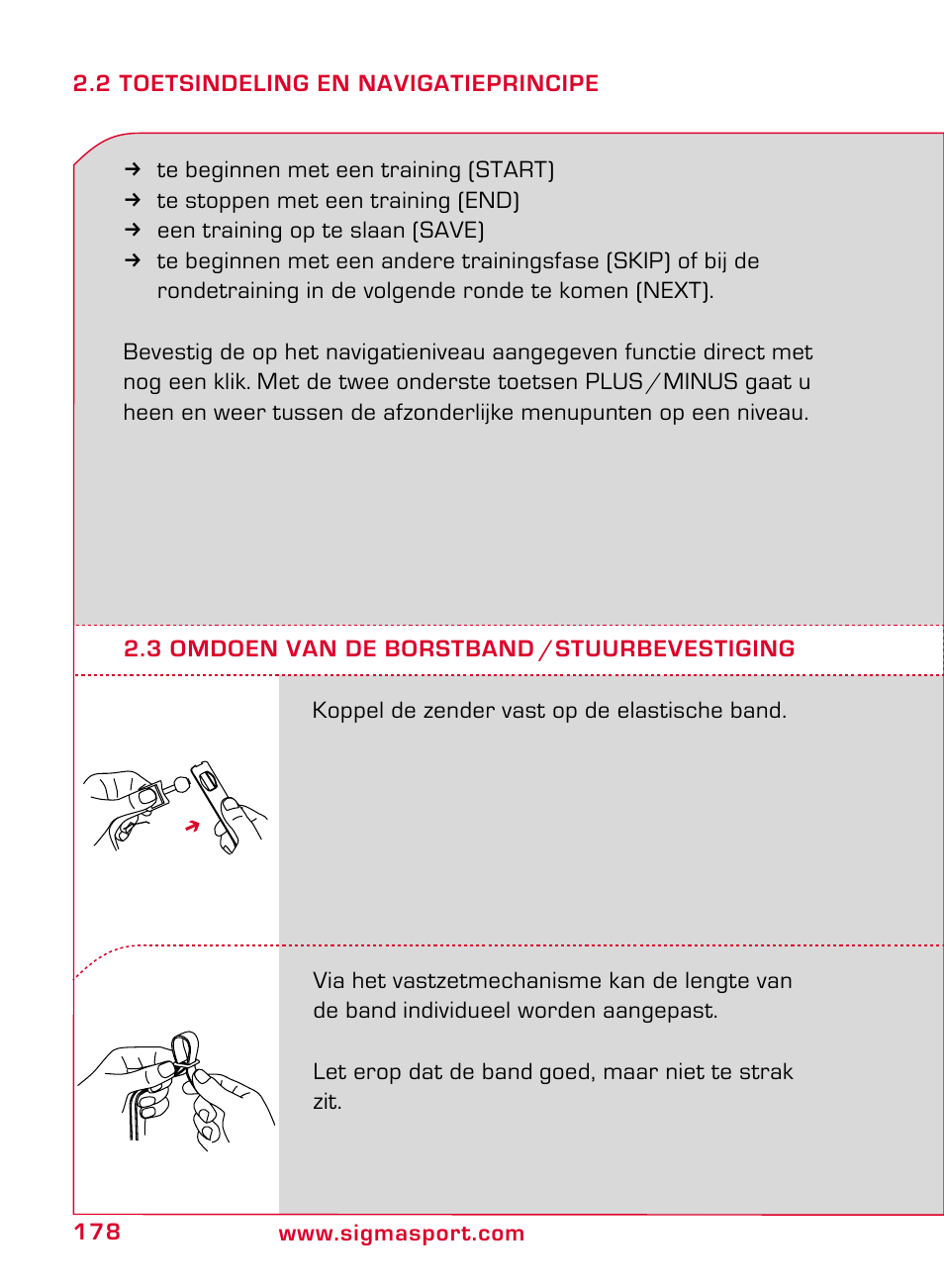 SIGMA ONYX FIT User Manual | Page 178 / 208