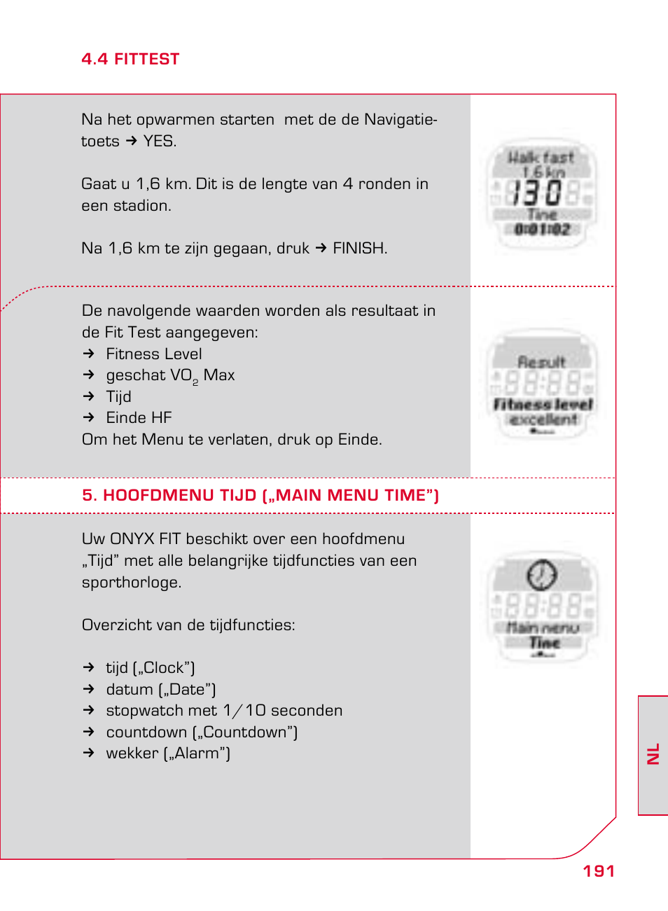 SIGMA ONYX FIT User Manual | Page 191 / 208