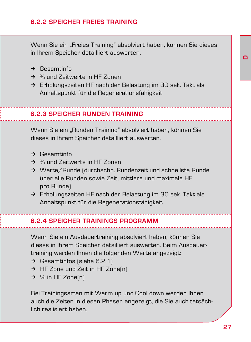 SIGMA ONYX FIT User Manual | Page 27 / 208