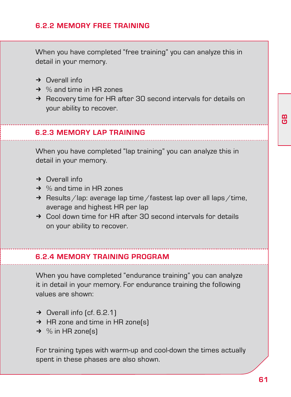 SIGMA ONYX FIT User Manual | Page 61 / 208