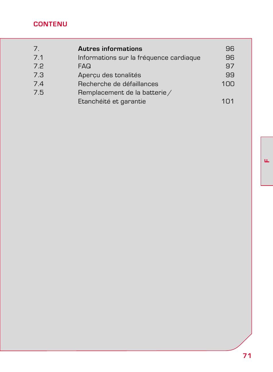 SIGMA ONYX FIT User Manual | Page 71 / 208