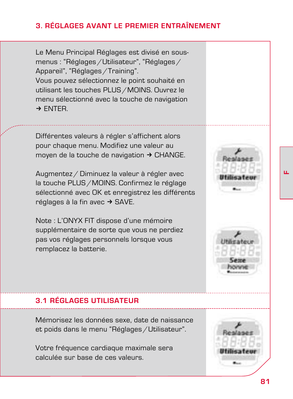 SIGMA ONYX FIT User Manual | Page 81 / 208
