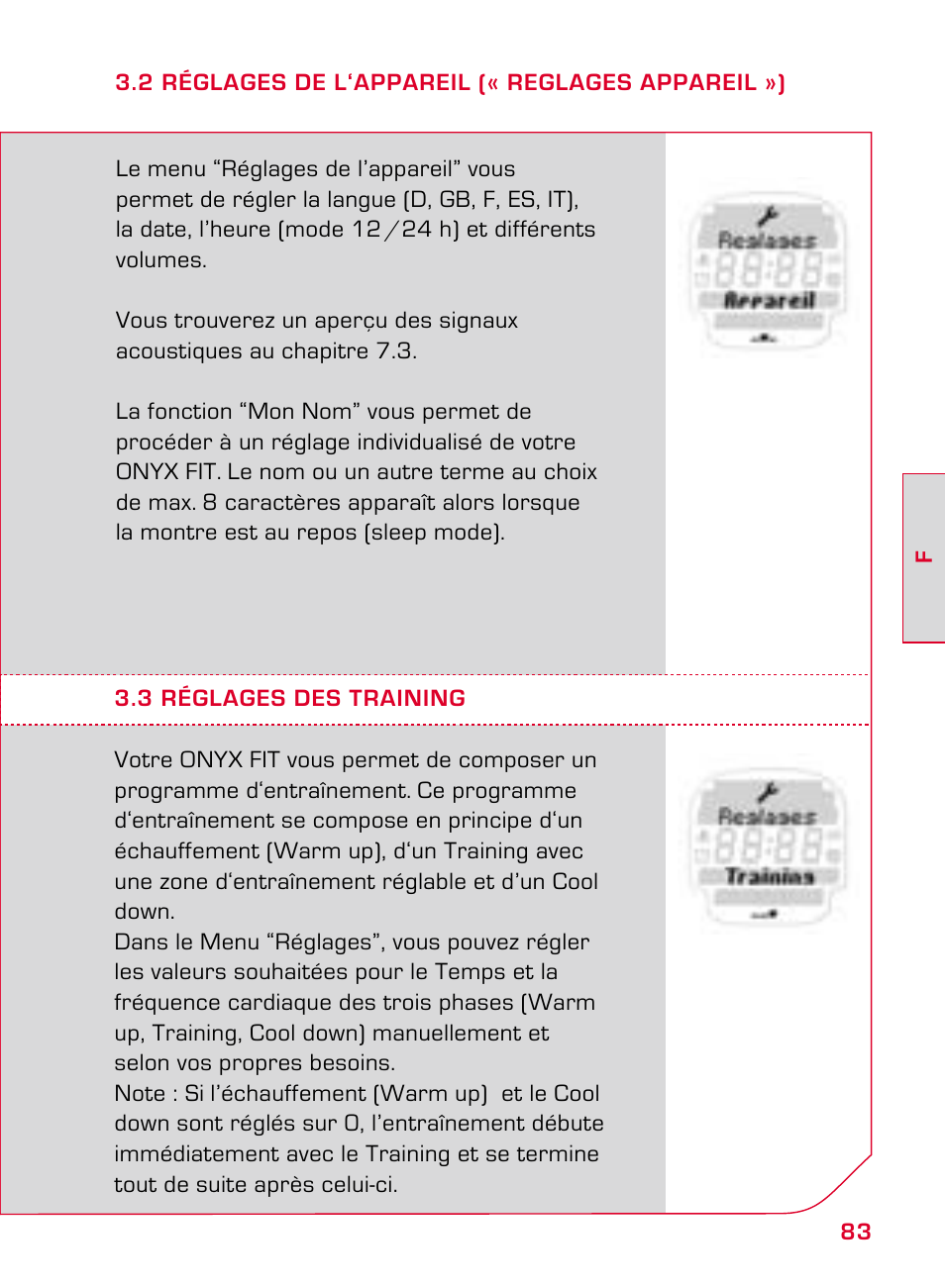 SIGMA ONYX FIT User Manual | Page 83 / 208