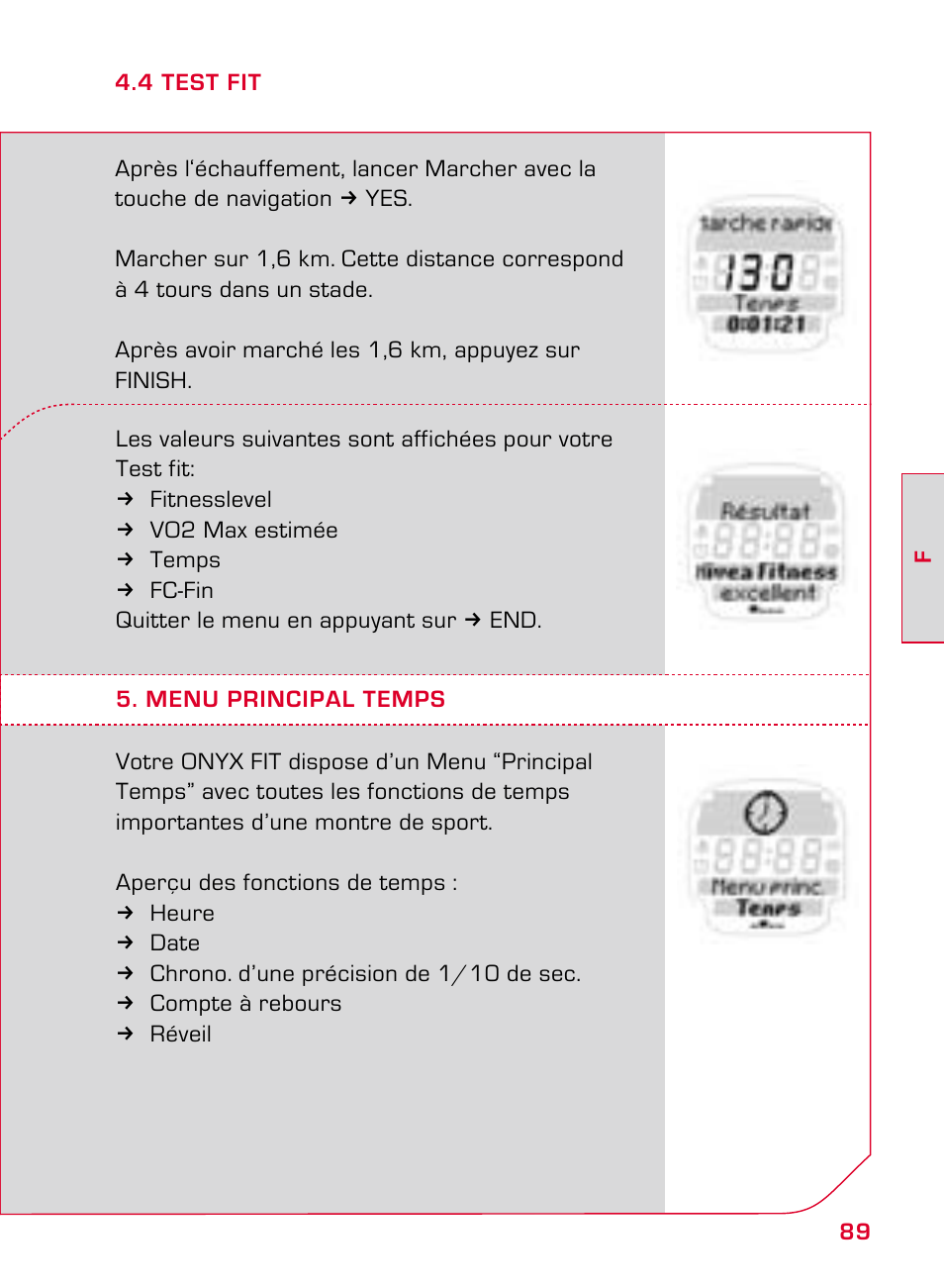 SIGMA ONYX FIT User Manual | Page 89 / 208