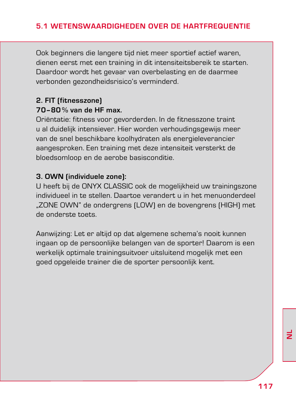 SIGMA ONYX CLASSIC User Manual | Page 117 / 124