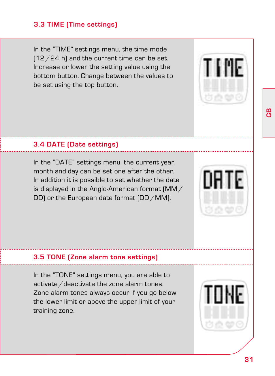 SIGMA ONYX CLASSIC User Manual | Page 31 / 124