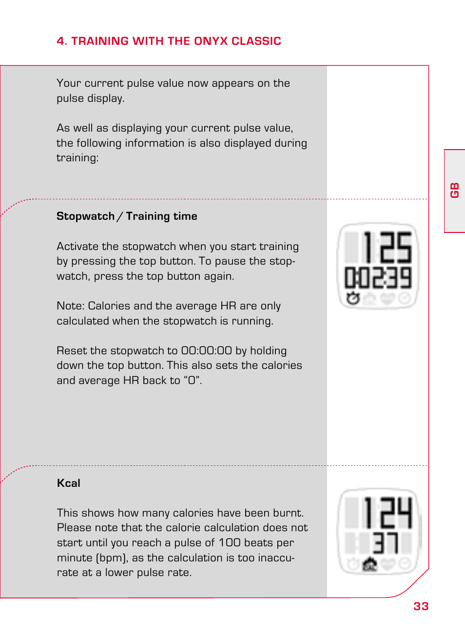 SIGMA ONYX CLASSIC User Manual | Page 33 / 124