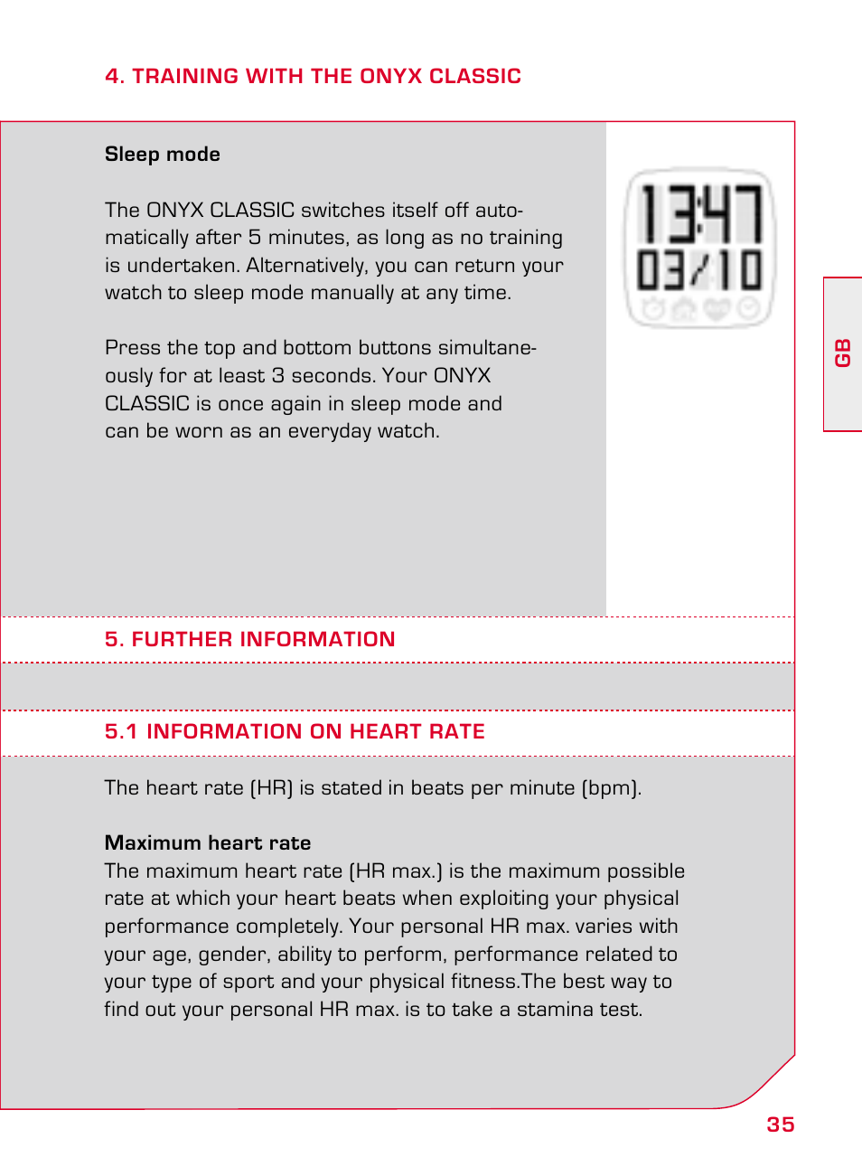 SIGMA ONYX CLASSIC User Manual | Page 35 / 124