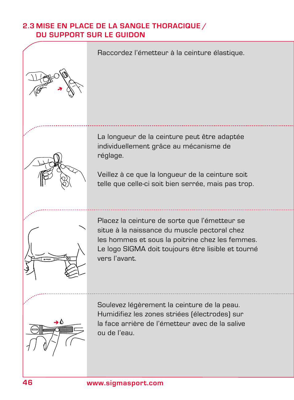 SIGMA ONYX CLASSIC User Manual | Page 46 / 124