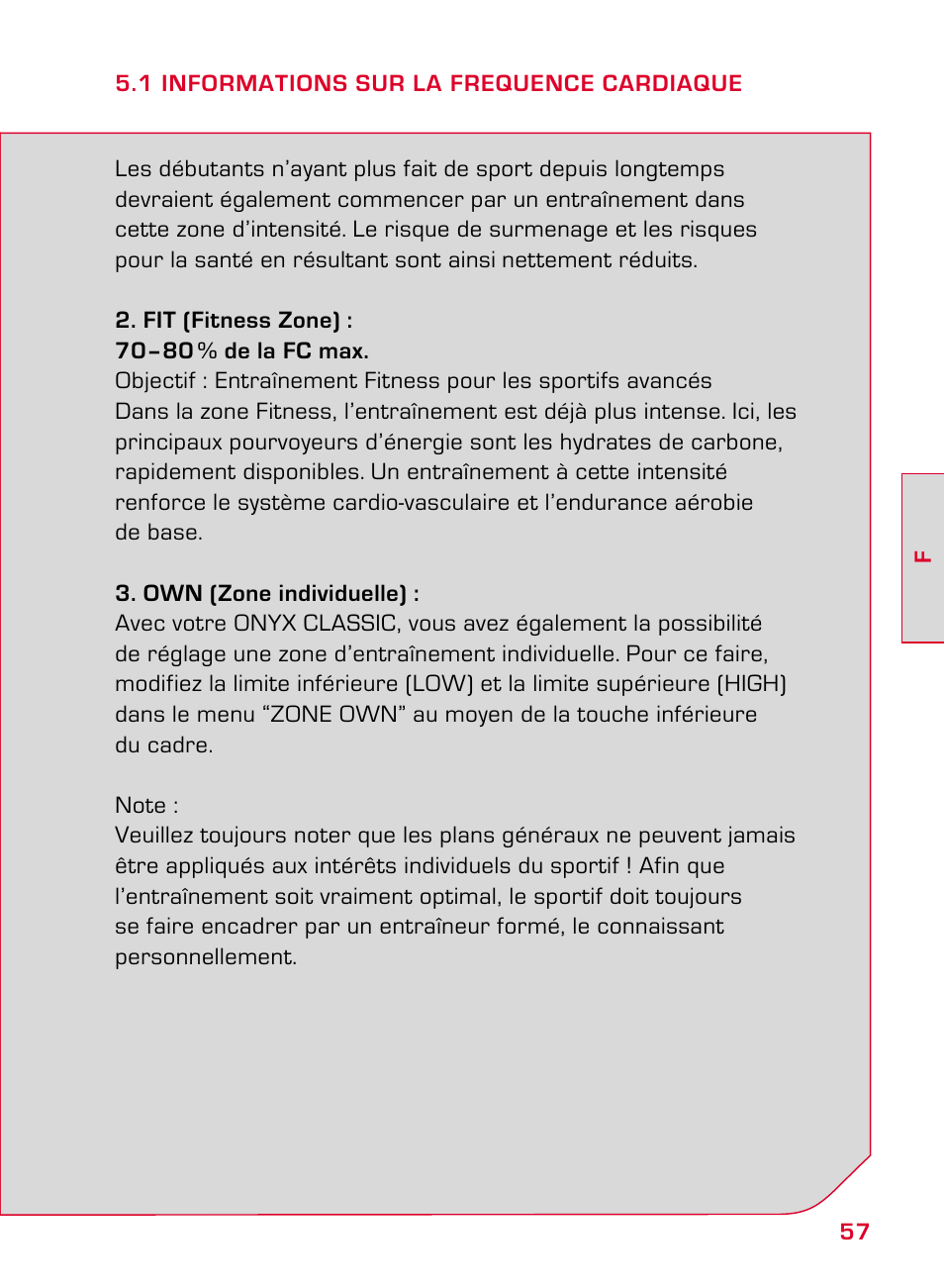 SIGMA ONYX CLASSIC User Manual | Page 57 / 124