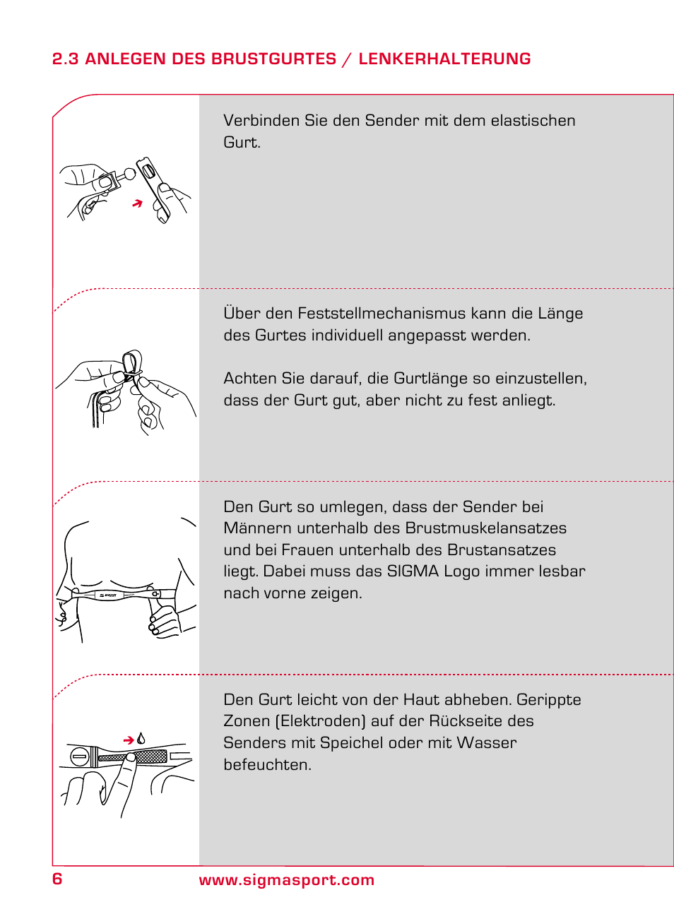 SIGMA ONYX CLASSIC User Manual | Page 6 / 124