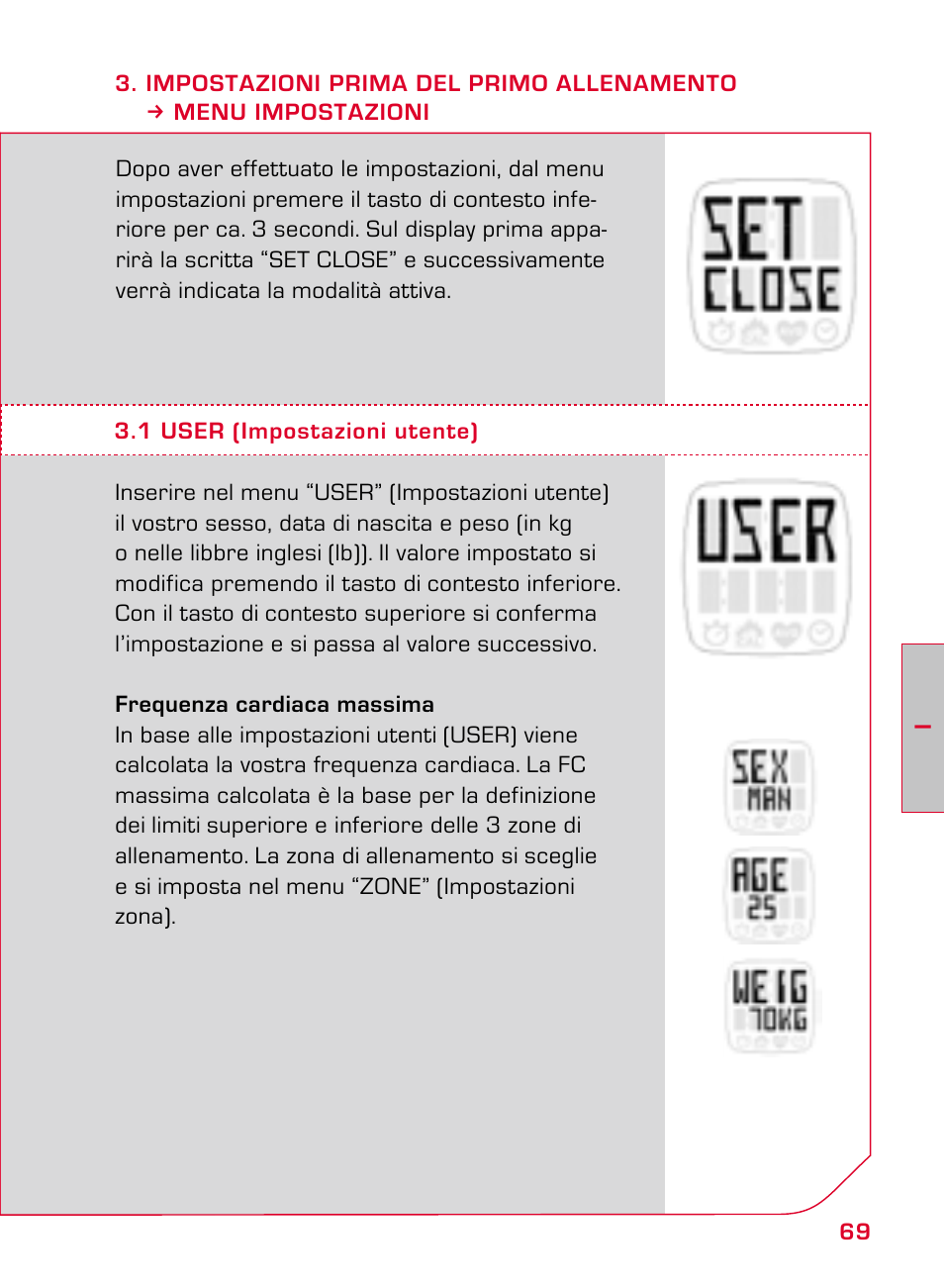 SIGMA ONYX CLASSIC User Manual | Page 69 / 124