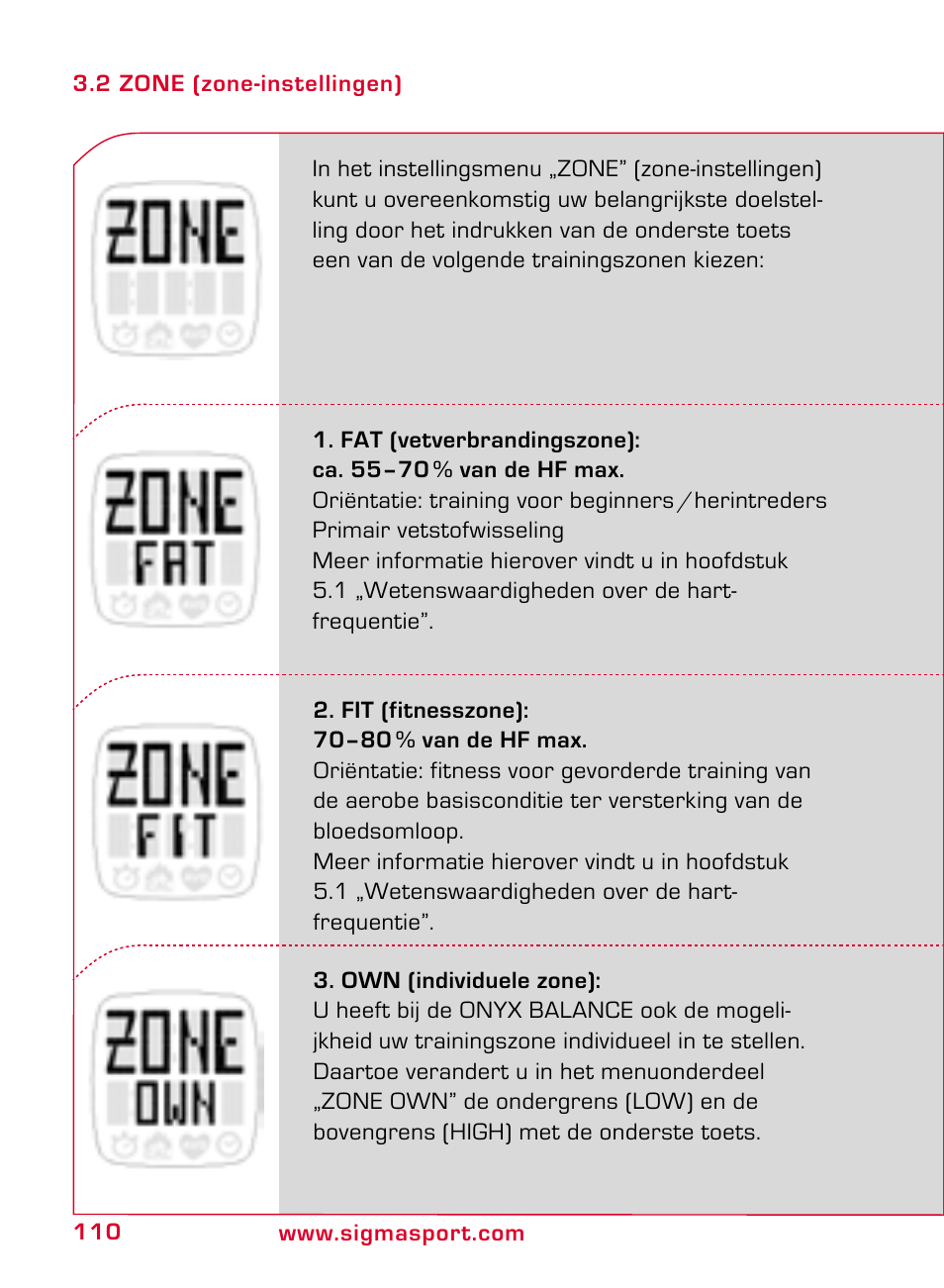 SIGMA ONYX BALANCE User Manual | Page 110 / 124