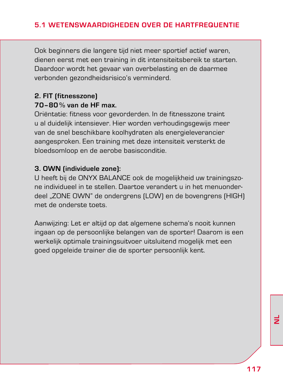 SIGMA ONYX BALANCE User Manual | Page 117 / 124