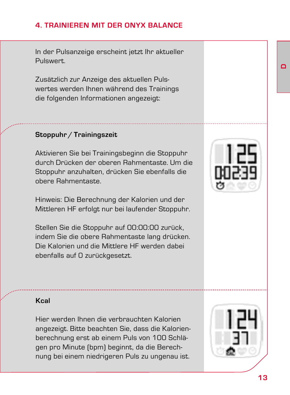 SIGMA ONYX BALANCE User Manual | Page 13 / 124