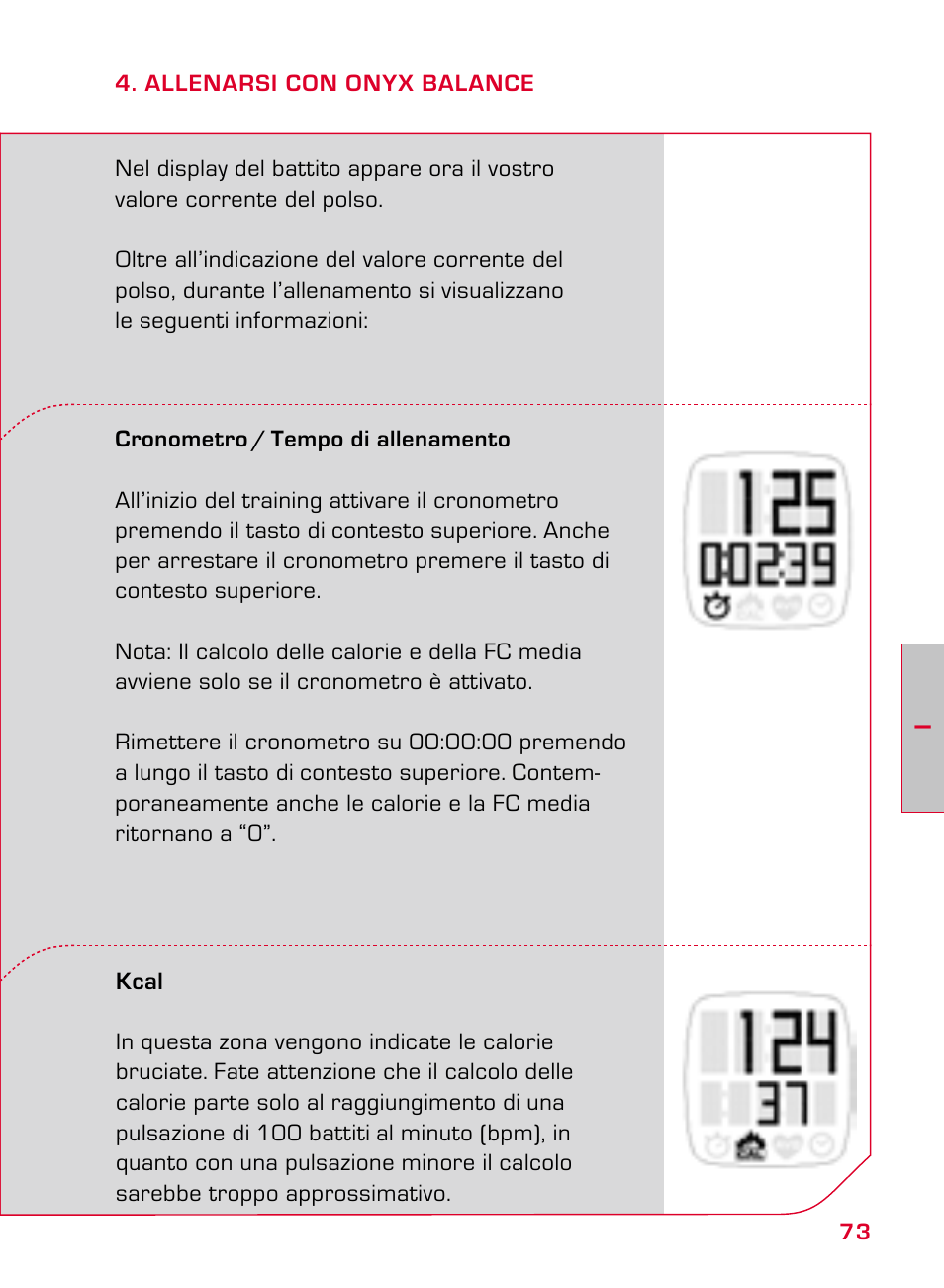 SIGMA ONYX BALANCE User Manual | Page 73 / 124