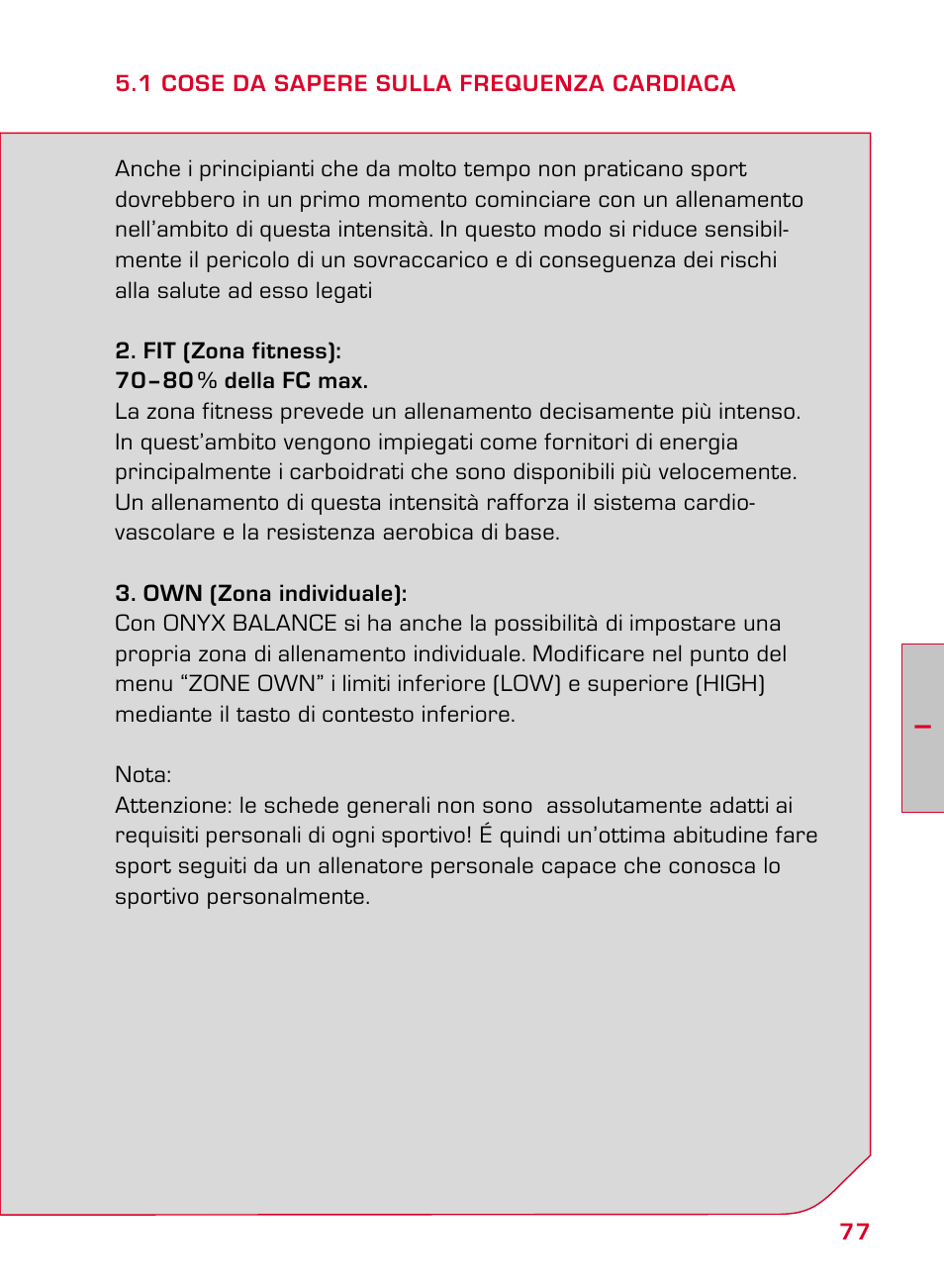 SIGMA ONYX BALANCE User Manual | Page 77 / 124